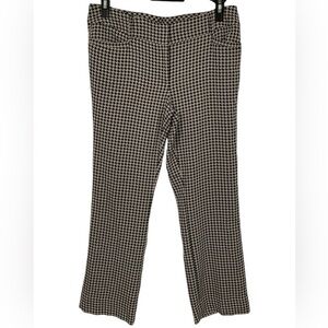 7th Avenue New York & Co Women’s Houndstooth Trousers Career Pants size 8